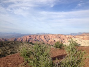 Looking toward Snow Canyon State Park from the top of the cinder cone hike, St. George, Utah, Circa Summer 2014 | Photo by Hollie Reina, St. George News