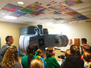 Iron Springs Elementary students tour the Cancer Center, Valley View Medical Center, Cedar City, Utah, Dec. 2, 2014 | Photo courtesy of Valley View Medical Center, St. George News