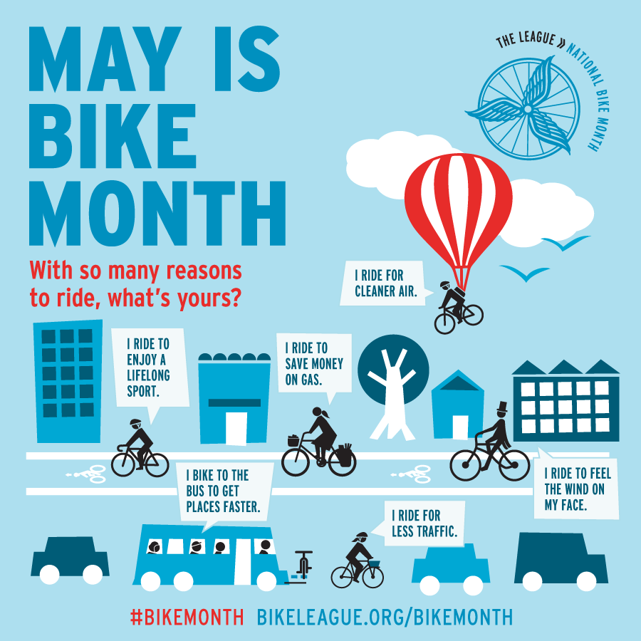 County celebrates National Bike Month, designates 3 Road Respect cities