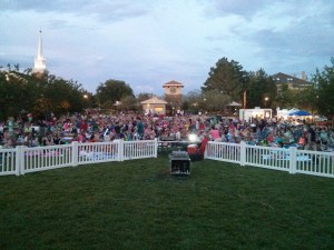 Crowd gathers at "Sunset on the Square" event, St. George, Utah, June 12, 2015 | Photo courtesy of Dawn McLain, St. George News