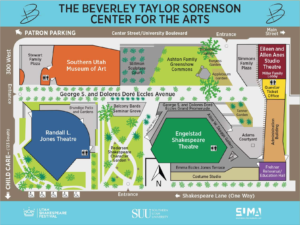 The Beverley Sorenson Center for the Arts 2016 | Site map courtesy of The Beverley; St. George News
