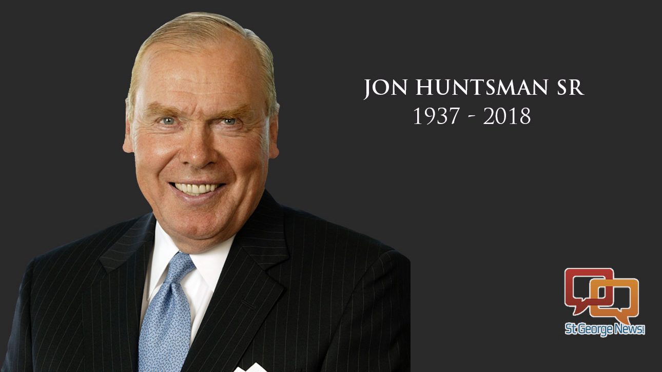 ‘a Profoundly Inspiring Life Utahns Mourn The Death Of Jon Huntsman Sr Cedar City News