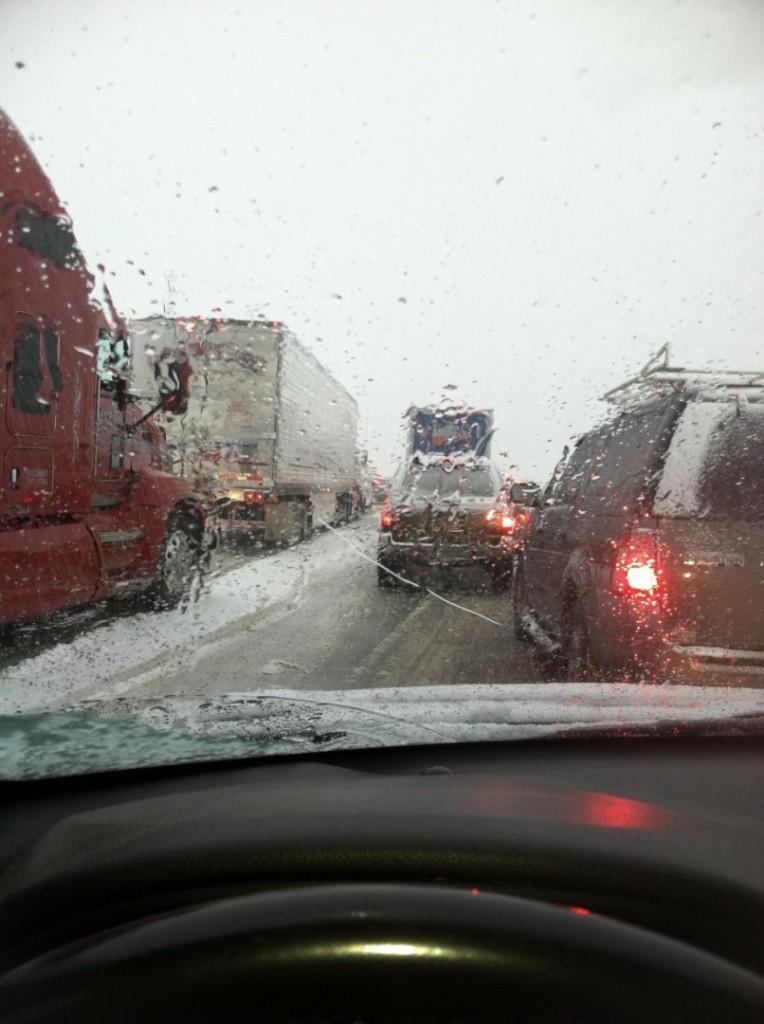 Whiteout Snow Conditions Halt I 15 Traffic Between Cedar And Beaver St George News