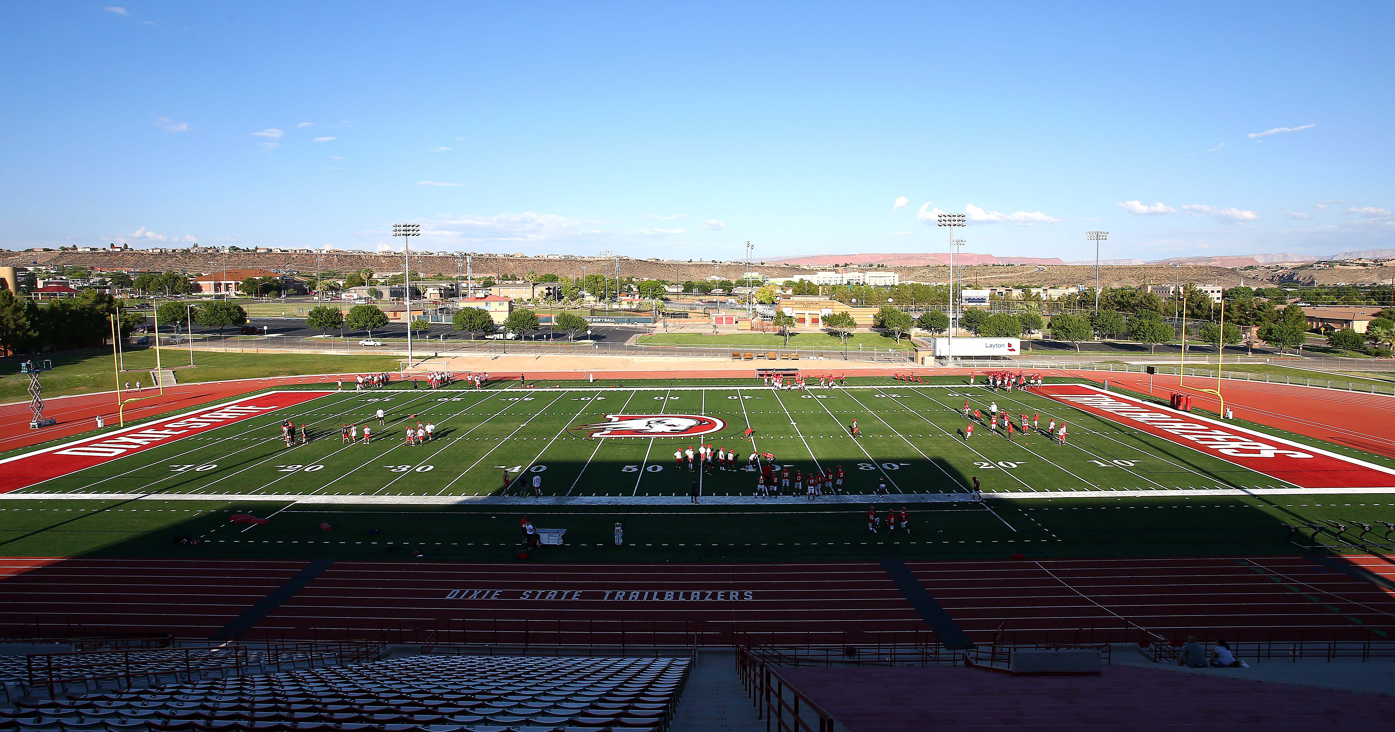 Dixie State opens fall camp with new field, high hopes for 2017 – St