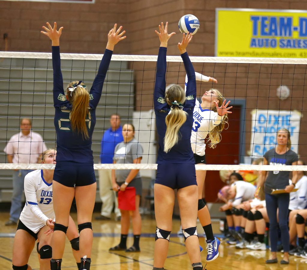 Region 9 volleyball: Warriors tighten standings with upset of Dixie ...