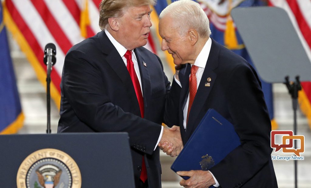 Image result for hatch with trump