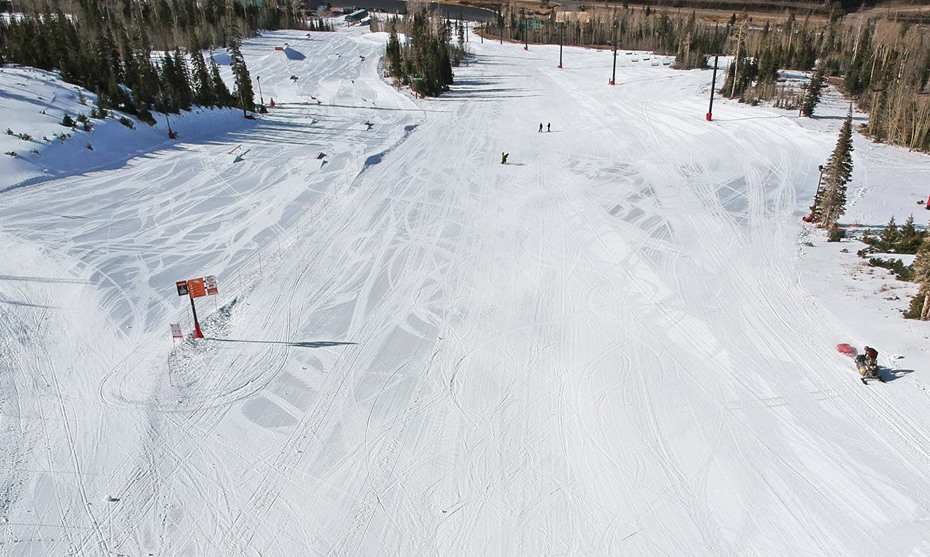 Brian Head Resort opens ski slopes after crews lay 18 inches of man