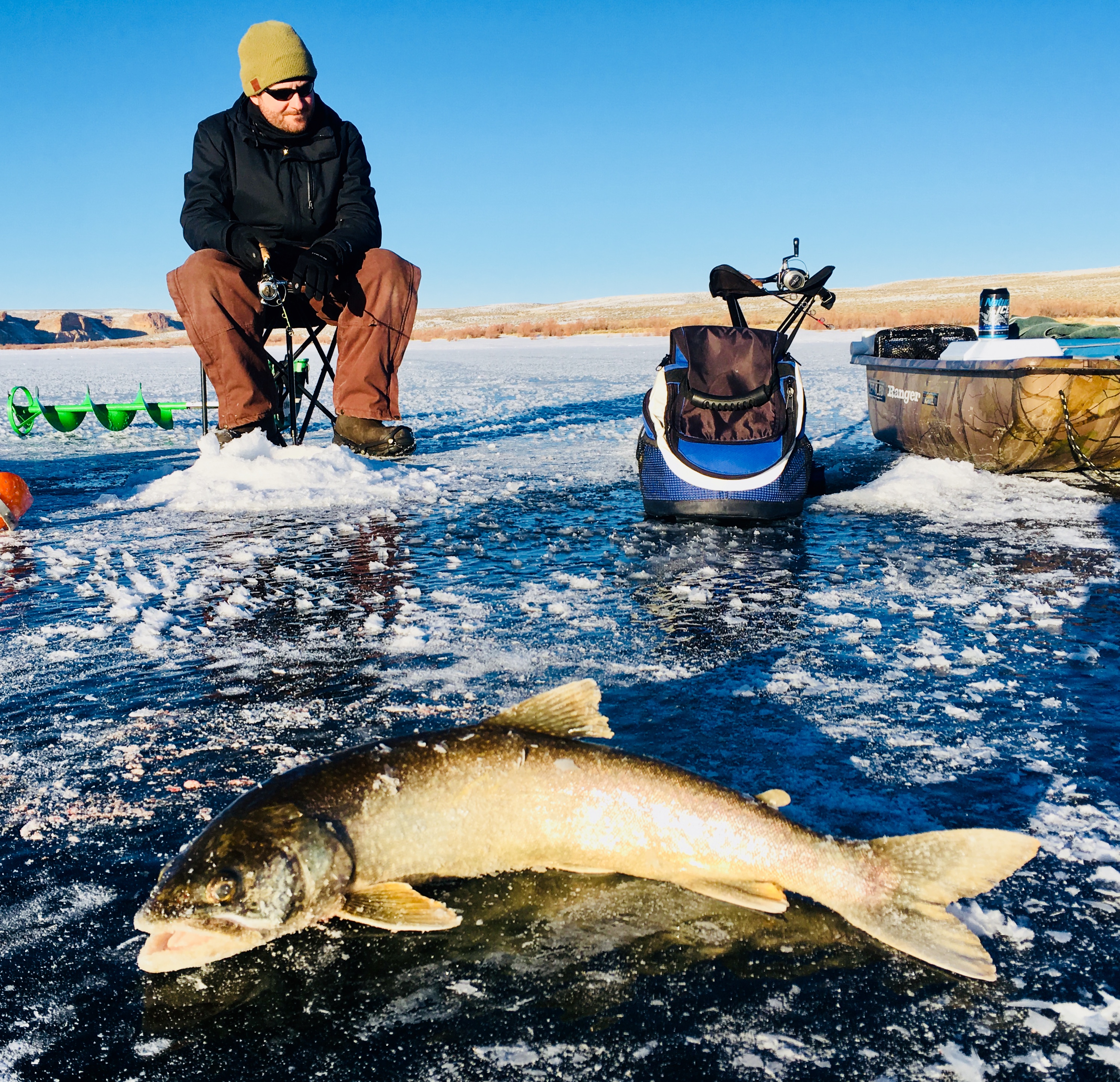 Confluence Winter Fishing Spot