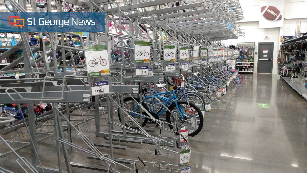 walmart bike section