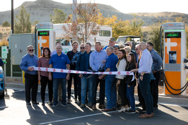 Dixie Power cuts ribbon on new electric vehicle fast chargers in