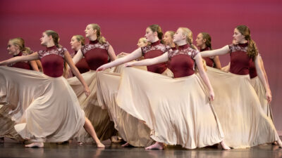 Members of Southwest Dance Company perform together on stage, location and date unspecified | Photo courtesy of Katie Fowler, St. George News