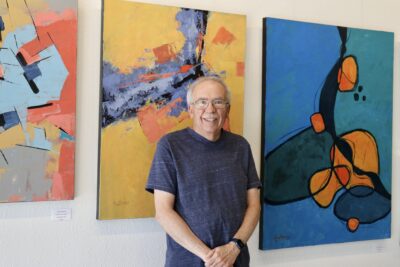 John Mangles stands by his art, May 10, 2022, St. George, Utah, May 14, 2022 | Photo by Jessi Bang, St. George News