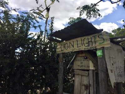 A homemade sign for Lion Lights is shown, Kenya, date unspecified | Photo courtesy of Shelly Pollock, St. George News
