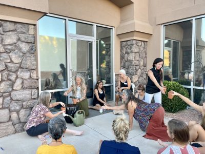 The Hurricane Valley Women's Business Collective meets at Unity Health & Wellness, Hurricane, Utah, June 2022 | Photo courtesy of Kerry Ann Humphrey, St. George News