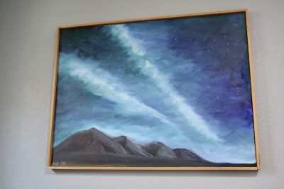 A painting by Melissa Daams hangs on the wall, St. George, Utah, Aug. 23, 2022 | Photo by Jessi Bang, George News