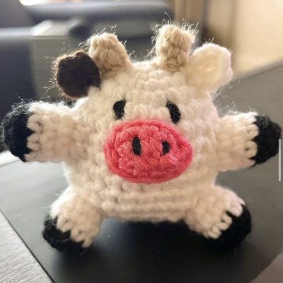 A handmade cow is available on Maggie Cappiello's Etsy shop, benefiting the Trevor Project, location and date unspecified | Photo courtesy of Maggie Cappiello, St. George News