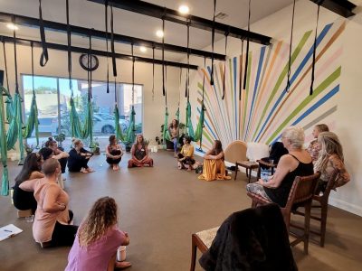 The Hurricane Valley Women's Business Collective meets for the first time at Unity Health & Wellness, Hurricane, Utah, June 2022 | Photo courtesy of Kerry Ann Humphrey, St. George News