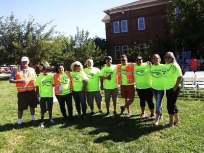 Volunteers at a past Recovery Day celebration pose for a photo, location and date unspecified | Photo courtesy of Mandee Krajnc, St. George News