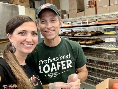 Great Harvest Bread Co owners Sarah and Jeff John take a photo together, location and date unspecified | Photo courtesy of Sarah John, St. George News