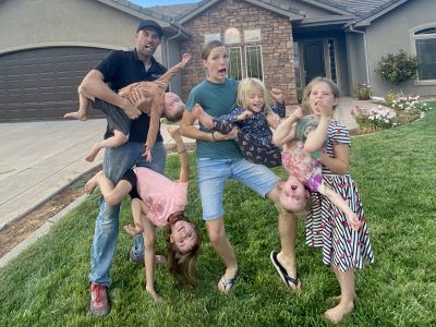 Payton Fisher and his family pose for an unconventional family photo, location and date unspecified | Photo courtesy of Payton Fisher, St. George News