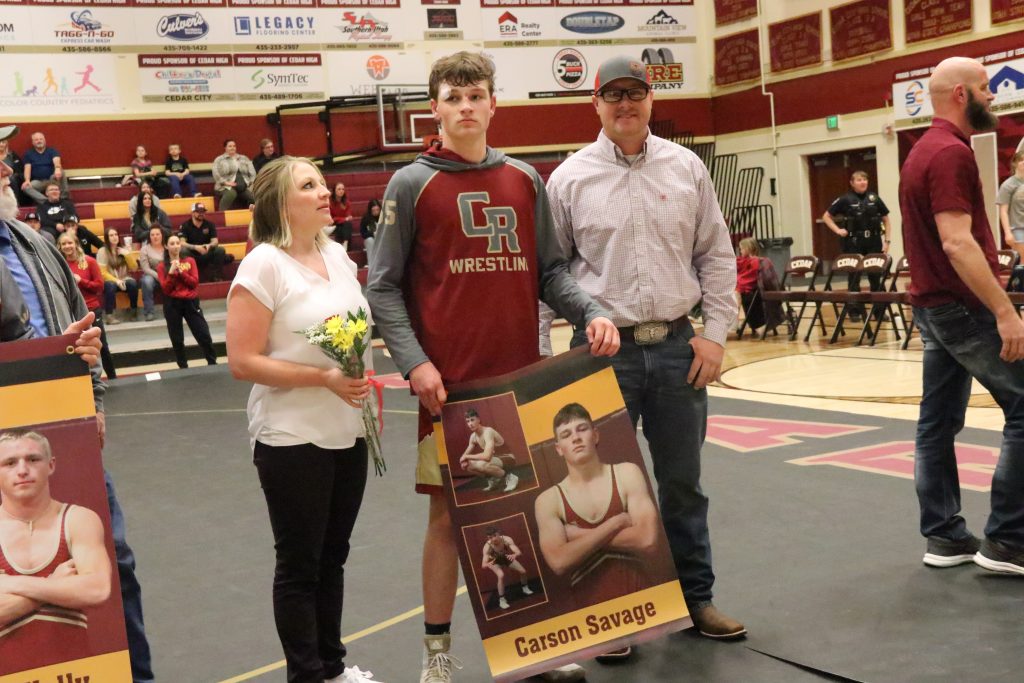 A clean finish: Retiring Cedar wrestling coach Luke Payne, seniors