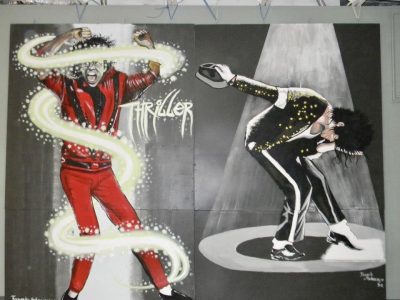 A mural by Fernando Sotomayor is a tribute to Michael Jackson, location and date unspecified | Photo courtesy of Fernando Sotomayor, St. George News