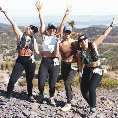 Women celebrate reaching the top of the summit during a Women's Epic race, location and date unspecified | Photo by Connor Van Brocklin courtesy of Jodi Horton, St. George News