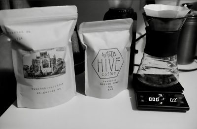 White Hive Coffee sits on a table in St. George, Utah, date unspecified | Photo courtesy of Josiah Thorsland via Instagram, St. George News