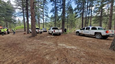 First responders assist after a boy is reported missing at Oak Grove near Pine Valley, Utah, May 13, 2023 | Photo via Washington County Sheriff's Office Facebook page, St. George News