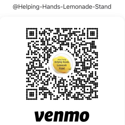 Those who wish to donate towards building homes in Ukraine can scan the Helping Hands Lemonade Stand's Venmo QR code | Photo courtesy of Cassie Riding, St. George News