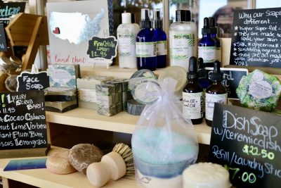 A variety of homemade products by Sandy Feet Soap Company are seen for sale in St. George, Utah, July 5, 2023 | Photo by Jessi Bang, St. George News