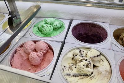 Utah-made ice cream is available by the scoop at Bee Sweet Ice Cream and Coffee in St. George, Utah, Aug. 6, 2023 | Photo by Jessi Bang, St. George News