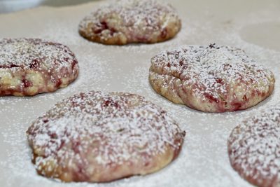 The Raspberry Lemonade cookie features real pieces of raspberry and lemon, St. George, Utah, Aug. 30, 2023 | Photo by Jessi Bang, St. George News