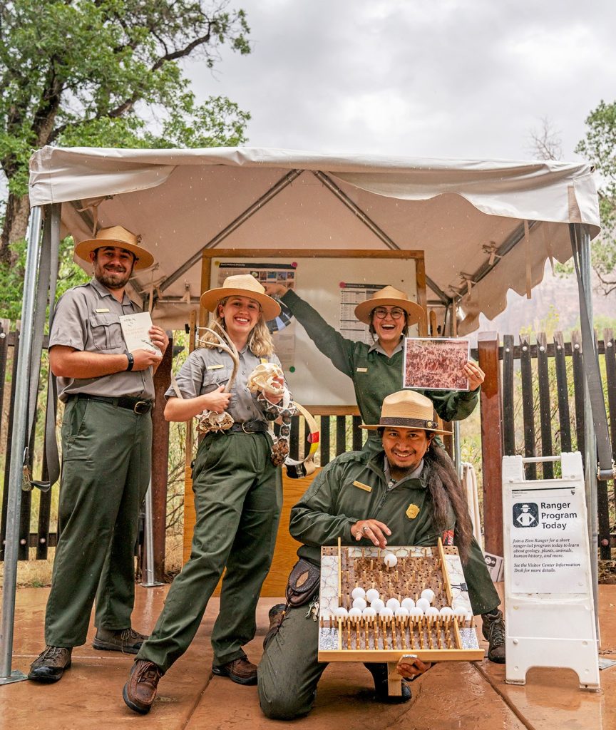 Zion National Park - The beloved iconic flat hat is a symbol of the NPS  rangers commitment to service and dedication that they bring to their jobs.  We wear it with pride