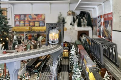 Bob Mallory's Lionel O Scale railroad features a winter scene, St. George, Utah, Oct. 25, 2023 | Photo by Jessi Bang, St. George News