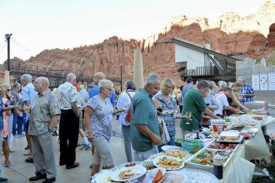 The Southern Utah Wine Guild puts on a wine social at Tuacahn in Ivins, Utah, date unspecified | Photo courtesy of Marianne Hamilton, St. George News