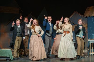 The cast puts on "A Christmas Carol: A New Musical" by Encore Performing Arts inside the Electric Theater in St. George, Utah, Circa 2022 | Photo by Alan Holben Photography courtesy of Adam Record, St. George News