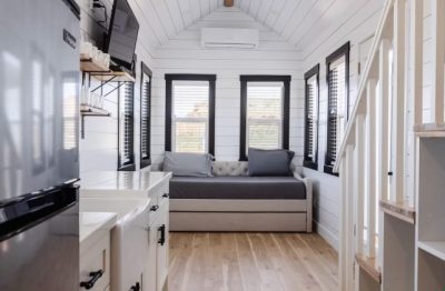 The inside of a tiny home that was stolen features modern touches, location and date unspecified | Photo courtesy of Eric Ward, St. George News