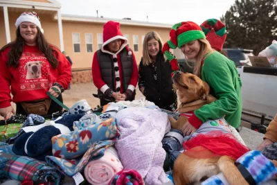 wagging tails and big smiles