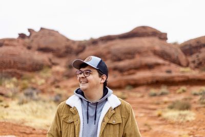 Noah Deist smiles for the camera during the taping of his newest music video, "Simple Blessings", St. George, Utah, date unspecified | Photo courtesy of Noah Diest, St. George News