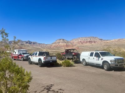 First responders assist in rescuing a 68-year-old hiker in Littlefield, Arizona, May 14, 2024 | Photo courtesy of 