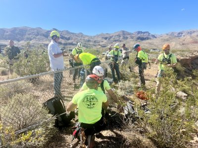 Search and Rescue assists in rescuing a 68-year-old hiker in Littlefield, Arizona, May 14, 2024 | Photo courtesy of 