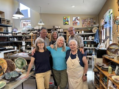 Members of the Zia Gallery & Studio pose together for a photo, Ivins, Utah, April 30, 2024 | Photo by Jessi Bang, St. George News