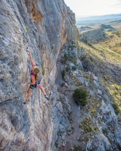 Gabby Olsen with Rock Odysseys is pictured doing what she loves, location and date not specified | Photo courtesy of Gabby Olsen, St. George News