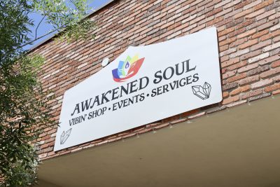 The sign for Awakened Soul is pictured in downtown St. George, Utah, June 3, 2024 | Photo by Jessi Bang, St. George News