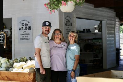 L-R: JD Lasswell, Denise Webster and Sue Yocum take over Frei's Fruit Market, a business that's been in the family since 1956, Santa Clara, Utah, June 10, 2024 | Photo by Jessi Bang, St. George News