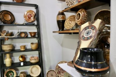 A variety of wood-turning art by Ken Ragsdale is on display inside his home in Cedar City, Utah, July 10, 2024 | Photo by Jessi Bang, St. George News